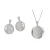 Orphelia Dames 925 Sterling Zilveren Set: Ketting-Hanger + Oorbellen – Zilver SET-5936