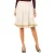 Vrouwenrok met hoge elastische taille en chiffon voering JWKG01