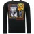 Tony Backer Sweater met print tiger poster