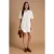 TRENDYOLMİLLA Dames Ecru Effen Extra Kort / Super Mini Kort Casual Blousejurk Jurken