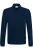 HAKRO 821 Comfort Fit Poloshirt lange mouw nachtblauw, Effen