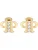 Philipp Plein Oorbellen  goud