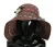 Dolce & Gabbana Bruin Brede Rand Bloemige Floppy Vrouwen Capello Hoed