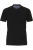 Redmond Casual T-Shirt ronde hals zwart, Effen