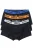 STHUGE Boxershorts  blauw / oranje / zwart / wit