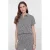 Geisha gestreepte blouse zwart