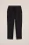 WE Fashion – Jongens loose fit joggingbroek met embroidery – Tapered – Zwart – Katoen –