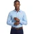 Olymp overhemd lichtblauw effen polyamide super slim fit