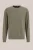 WE Fashion – Heren regular fit trui – Regular fit – Olijfgroen – Katoen –