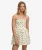 Korset Cami Mini-jurk Crème