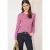 Cecil Dames Shirt met zacht gemêleerd ribboord in Roze