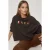 Geborduurd Crewneck Katoenen Verhoogd Sweatshirt