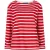 Red Button Sweater srb4755 terry stripe red