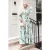 Gebuttonde Maxi Jurk met Ronde Hals en Tailleband