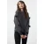 TRENDYOLMİLLA Dames Grijs Effen Lang Oversized Sweatshirts