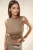 Gestructureerde Bootnek Cropped Top met Drapeeer Detail