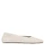 Mango leren ballerina’s ecru