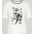 Marc Cain T-shirt met kattenprint en strass-steentjes