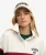 Varsity Logo Trucker Cap Beige