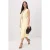 TRENDYOLMİLLA Dames Geel Effen Midi Mouwloos Avond / Dagelijks Blousejurk Jurken