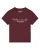 Watapparel Shirt ‘Früher war mehr Lametta’  bordeaux / wit