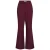 VILA regular waist bootcut casual broek – donkerrood