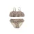Salted Stories crop bikini met ruches wit