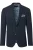 Venti Blazer blauw, Effen