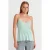 Geribbelde Mouwloze V-hals Blouse