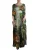 Geprinte Zijde Kaftanjurk Jungleprint Maxi Jurk