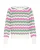 b.young Trui ‘MMORLA’  groen / pink / wit