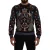 Dolce & Gabbana Heren Bordeaux Kasjmier DG Kroon Geborduurde Trui