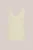 WE Fashion – Dames singlet met open structuur – Regular fit – Lichtgeel –