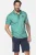 Jan Vanderstorm +FIT Collectie loose polo HOLTAR Plus Size turquoise