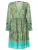 Ana Alcazar Jurk ‘Zikone’  turquoise / pastelgroen / lila / zwart