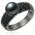 Valero Pearls Ring  donkerblauw / donkergrijs / zwart