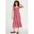 Cache Cache gebloemde midi jurk – rood
