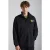 Sweatshirt met halve rits en logo