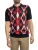 Lyle & Scott Katoenen Poloshirt Met Argyle-Patroon, Gebreid, Rood