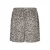 Red Button high waist bermuda short met panterprint bruin