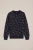 WE Fashion – Jongens trui met print – Regular fit – Donkerblauw – Katoen –