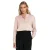Vrouwen polo blouse van viscose met hoge kraag Nife