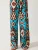 Happiness İstanbul Broek  turquoise / chocoladebruin / wit
