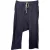 Rick Owens DRKSHDW broek met trekkoord in marineblauw katoen