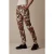 Summum Woman Trousers Painted Flower Co/ea Multicolour