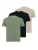 Dandalo Shirt  beige / groen / zwart