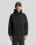 Lyle & Scott neopreen hoodie met volledige ritssluiting – zwart