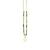 Luxenter groene kristallen collier in 18K geel goud – Awulf