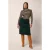 Rollneck Lottie Stripe top in Imperial paars