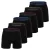 Scotch & Soda Boxershorts Solid Cotton Stretch Set van 6
